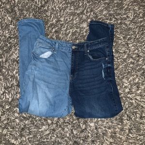 No Boundaries Split Denim Jeans Size 13